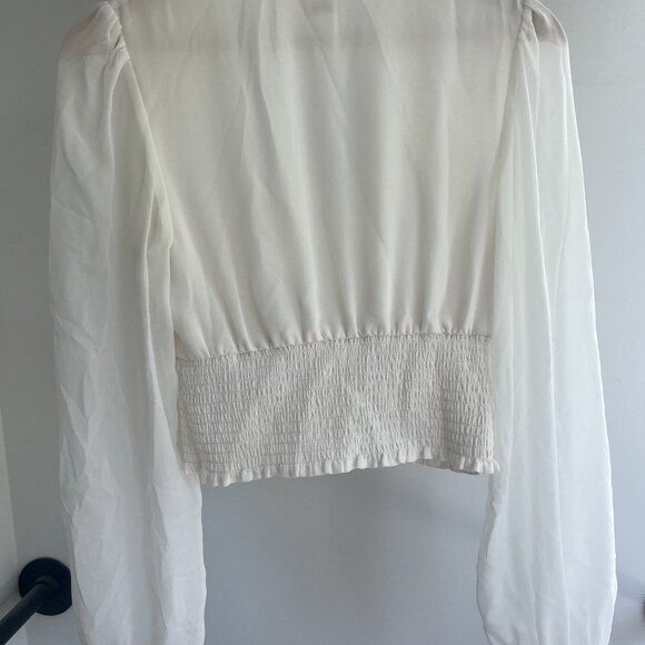 Aritzia Wilfred Wistful Long Sleeve Blouse - Picture 3 of 6